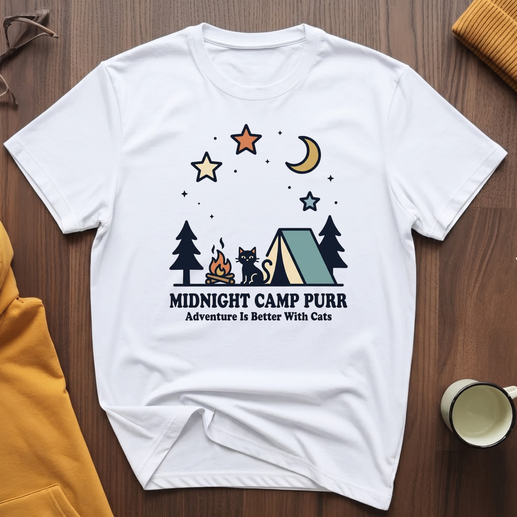 Midnight Camp Purr T-Shirt