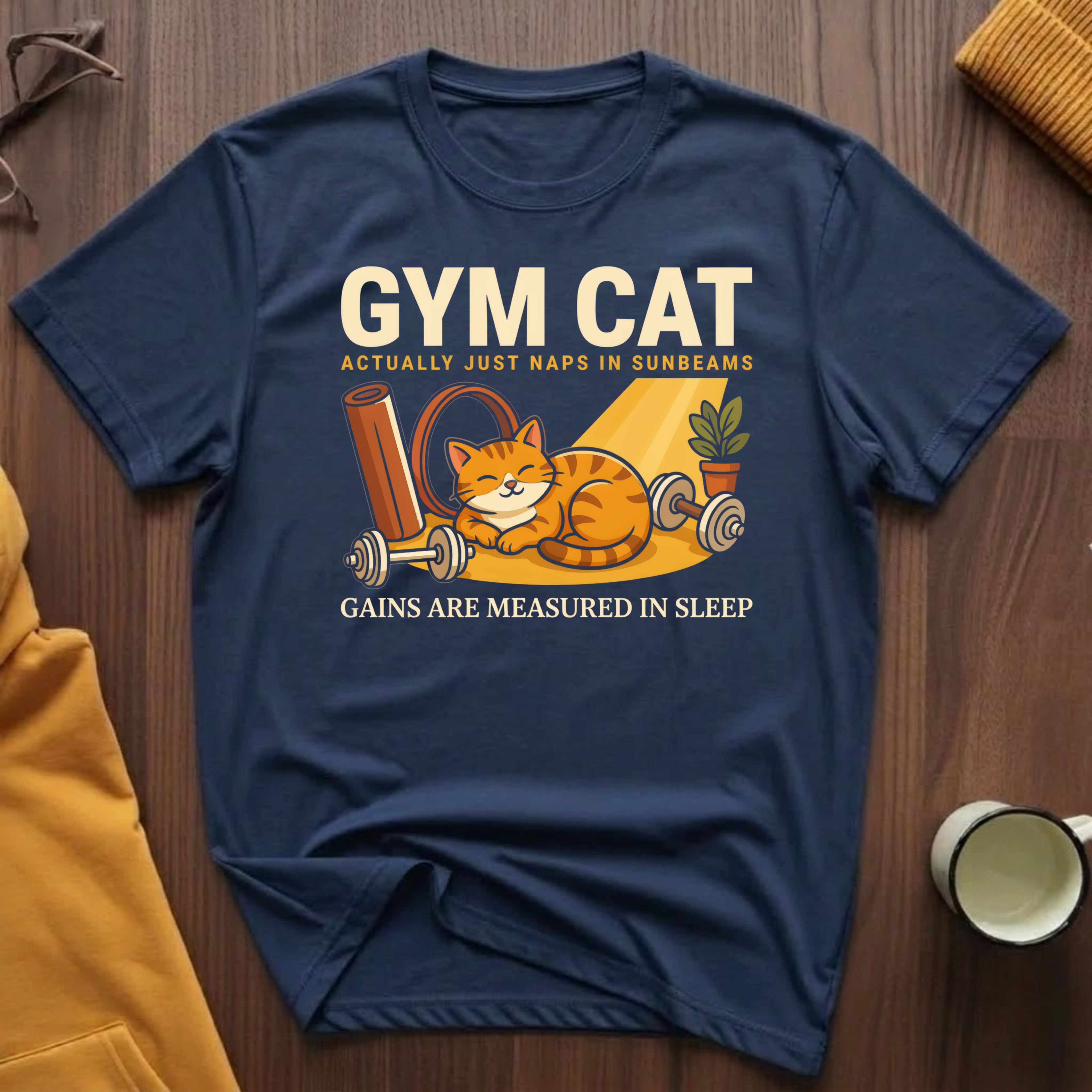 Gym Cat T-Shirt