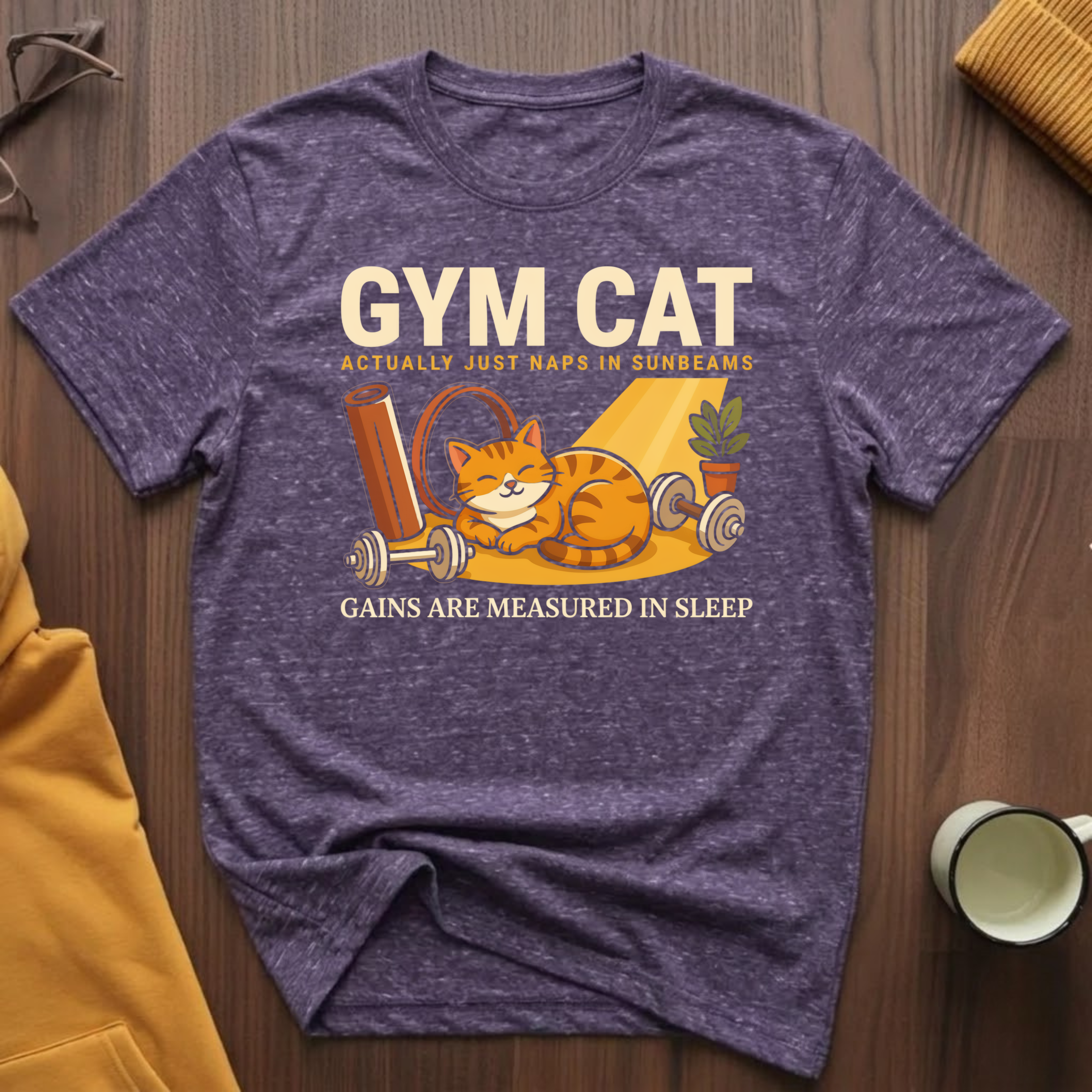 Gym Cat T-Shirt
