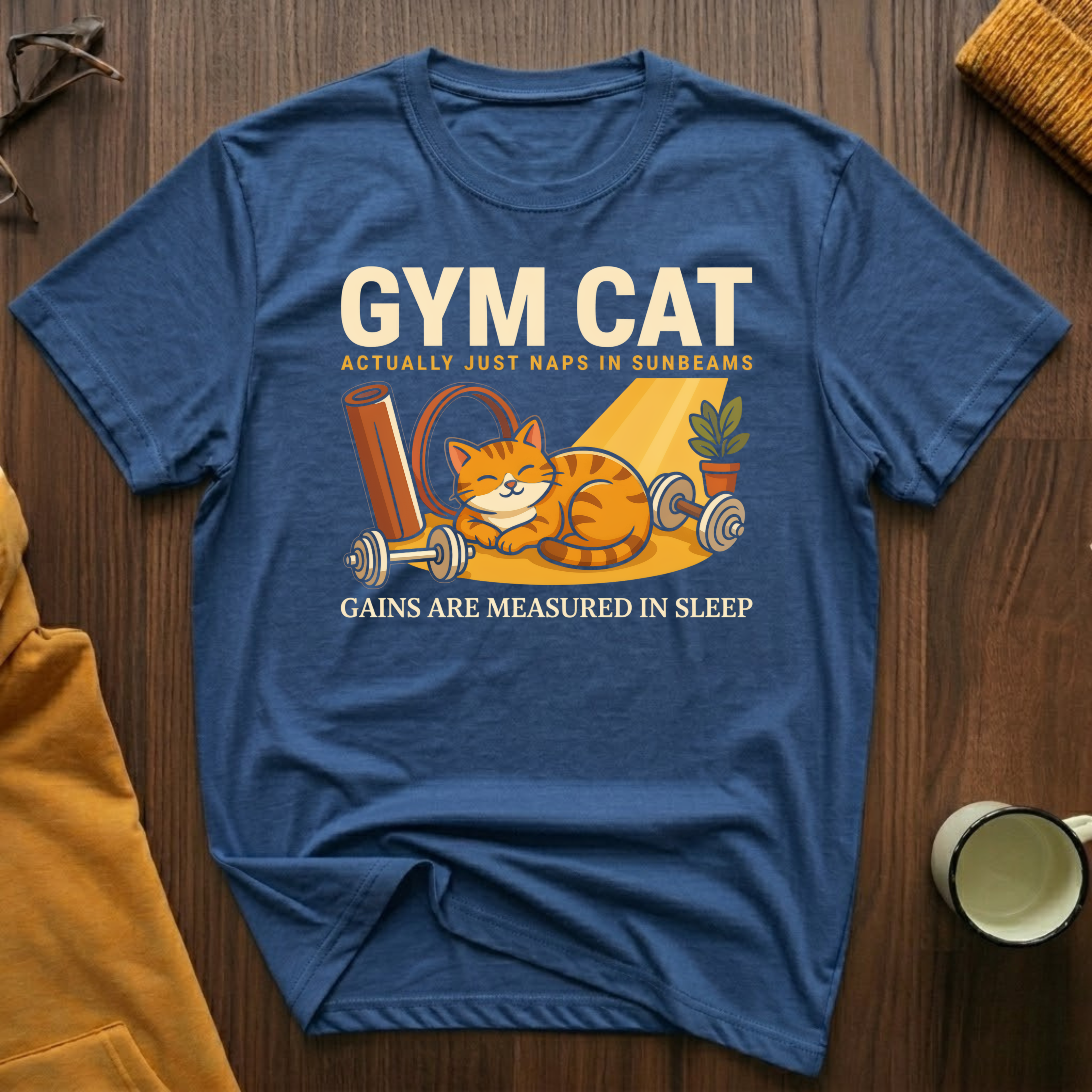Gym Cat T-Shirt
