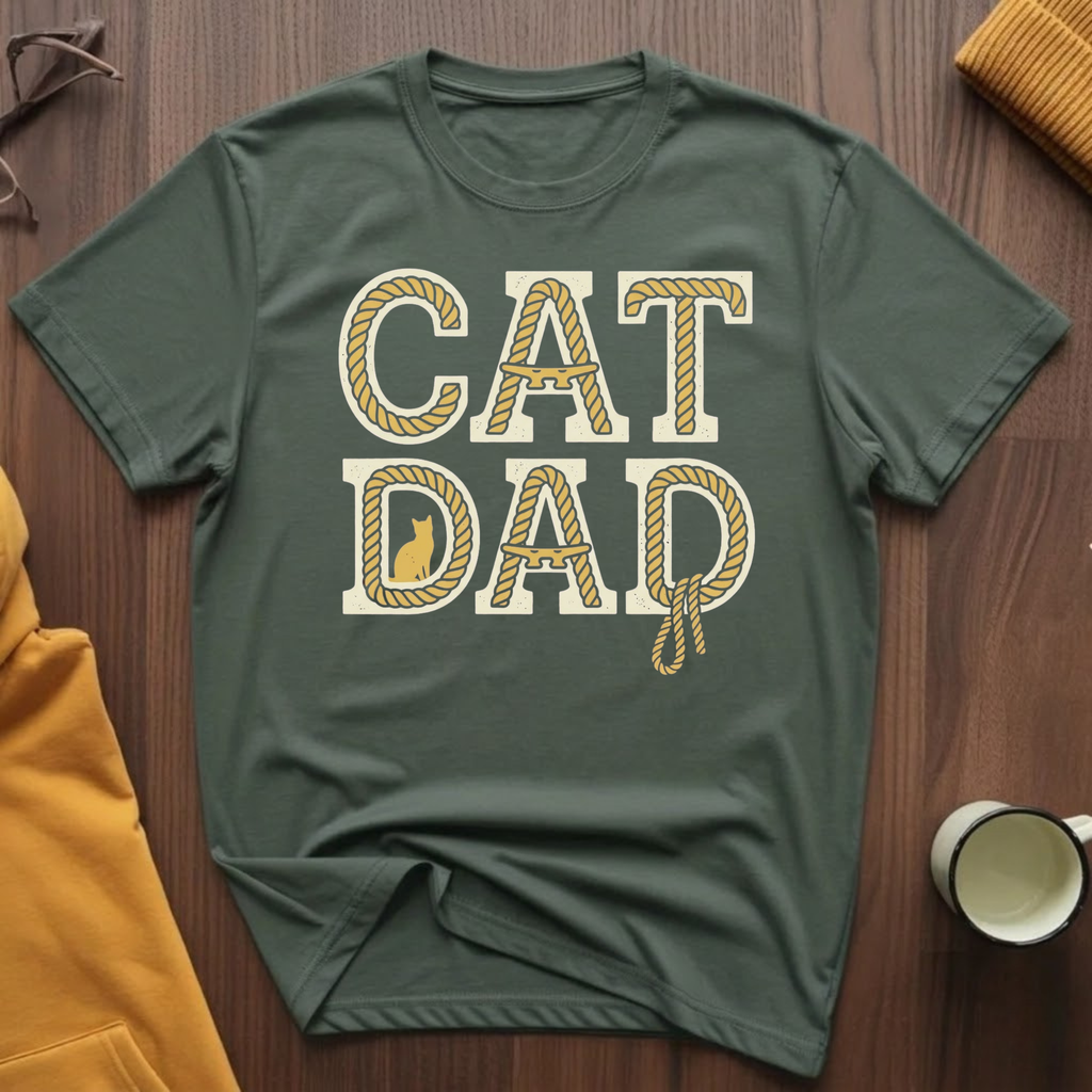 Cat Dad I T-Shirt