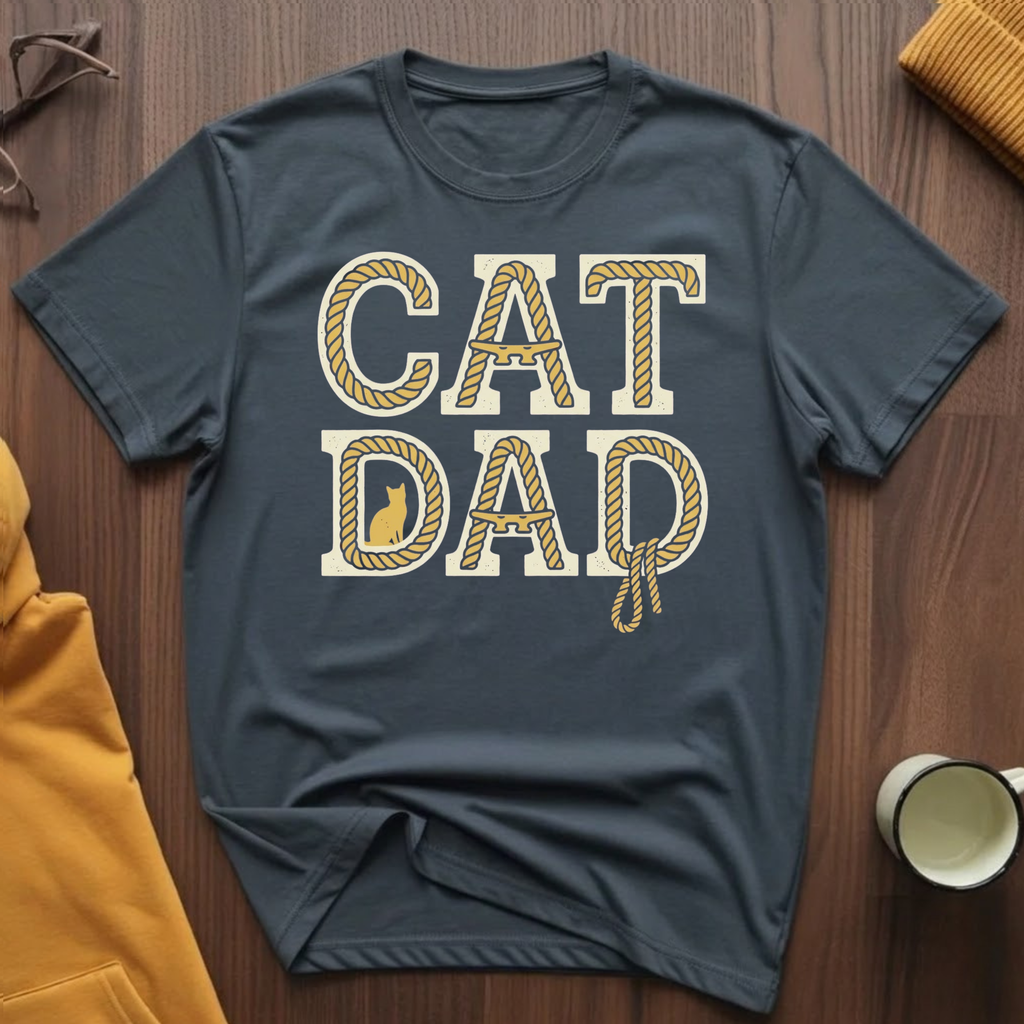 Cat Dad I T-Shirt