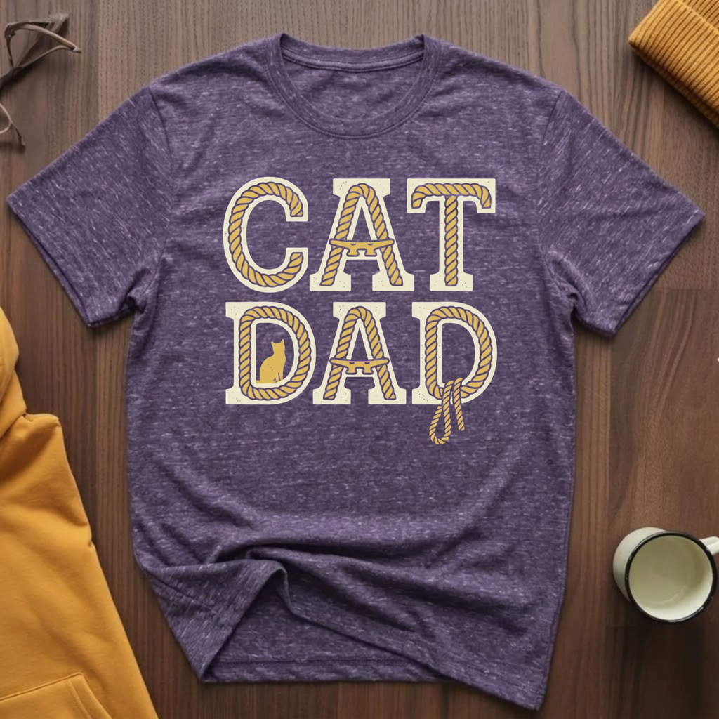 Cat Dad I T-Shirt