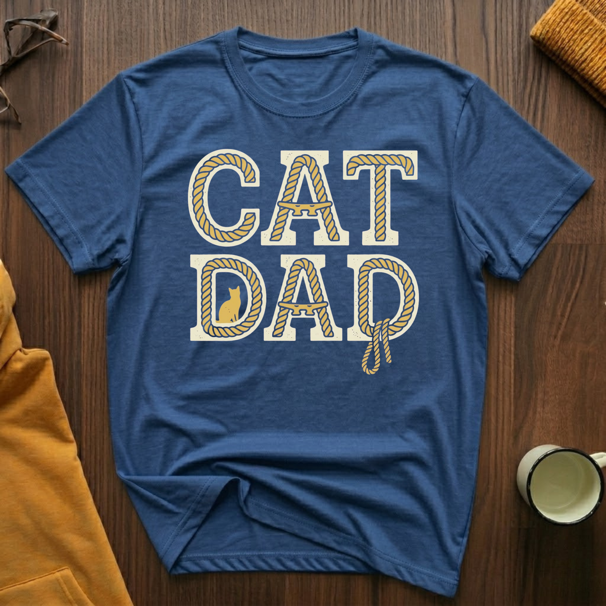 Cat Dad I T-Shirt