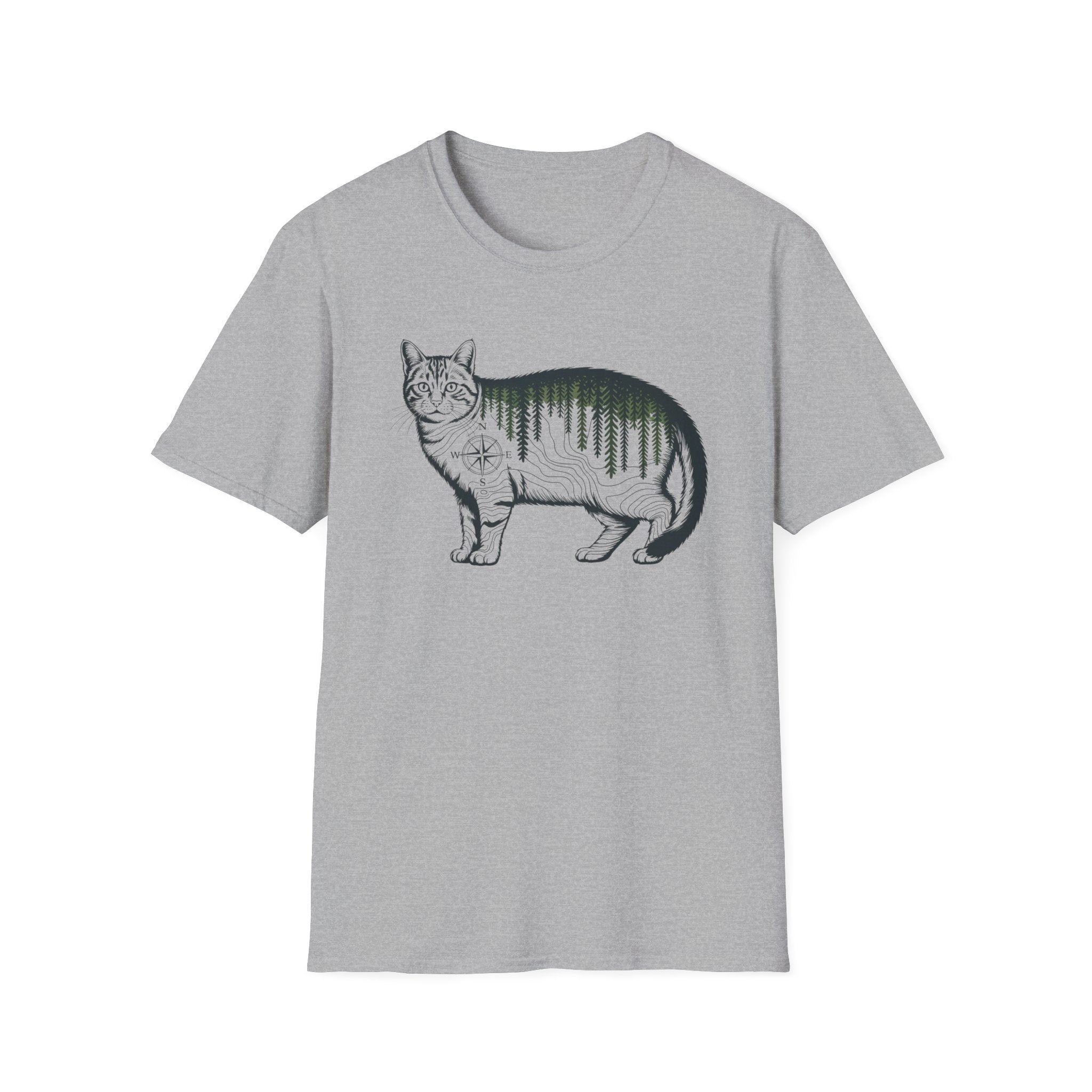 Compass On The Cat T-Shirt