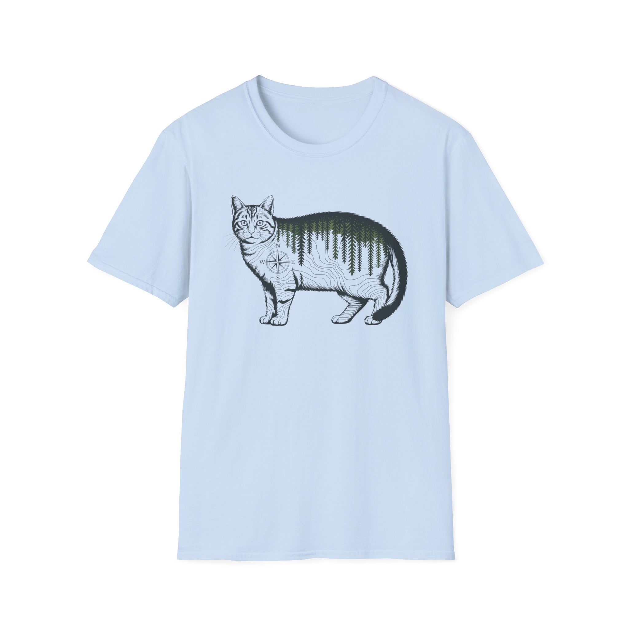 Compass On The Cat T-Shirt
