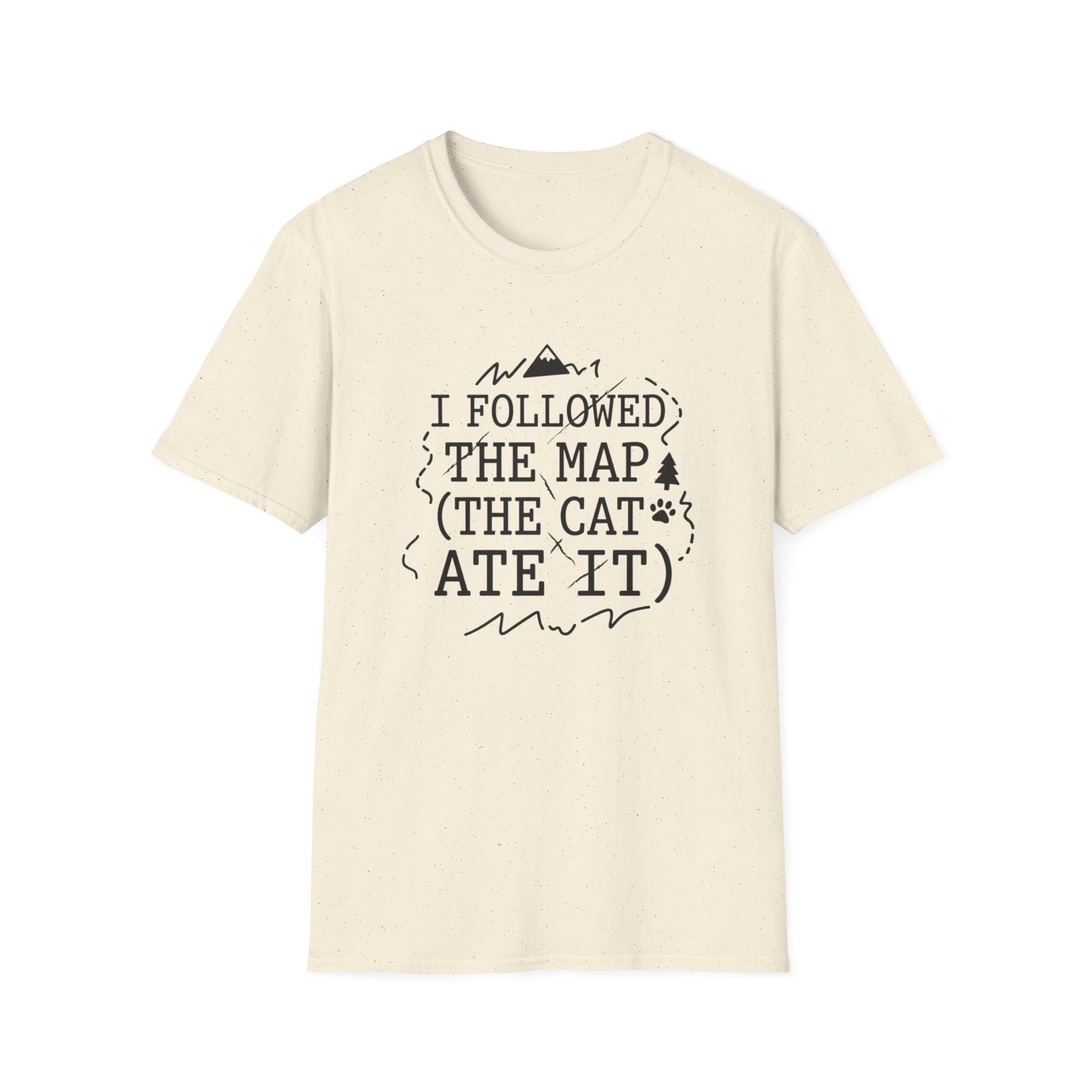 The Cat Ate The Map T-Shirt