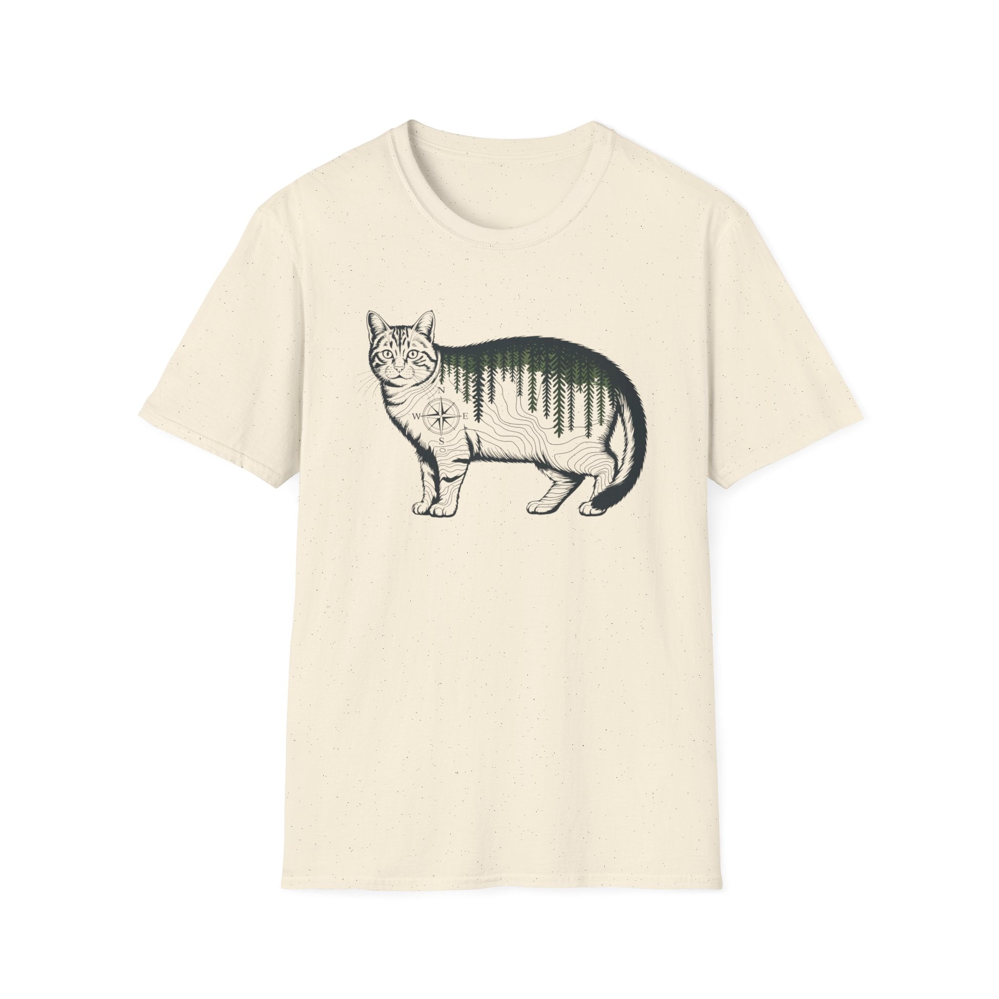 Compass On The Cat T-Shirt