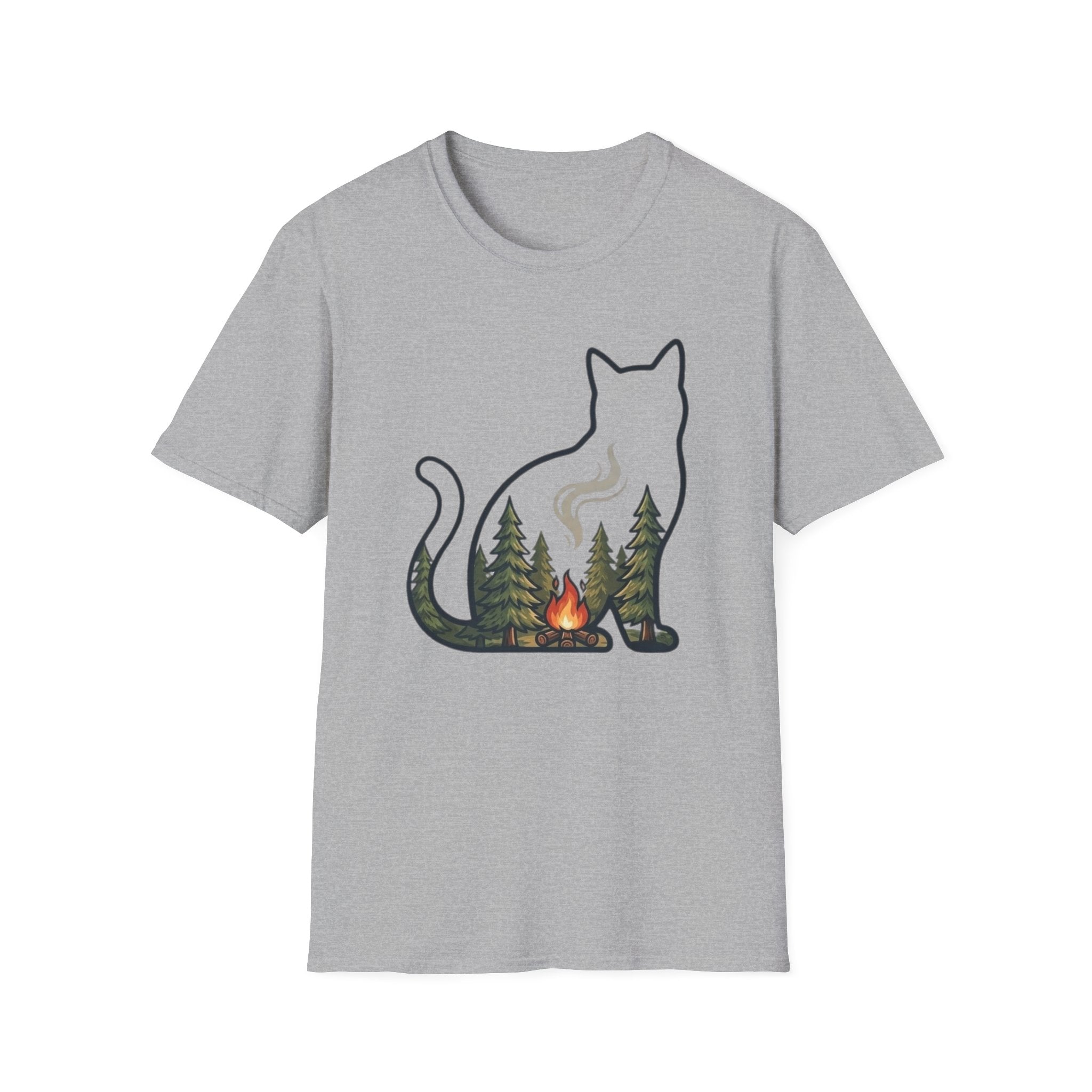 Campfire Cat T-Shirt