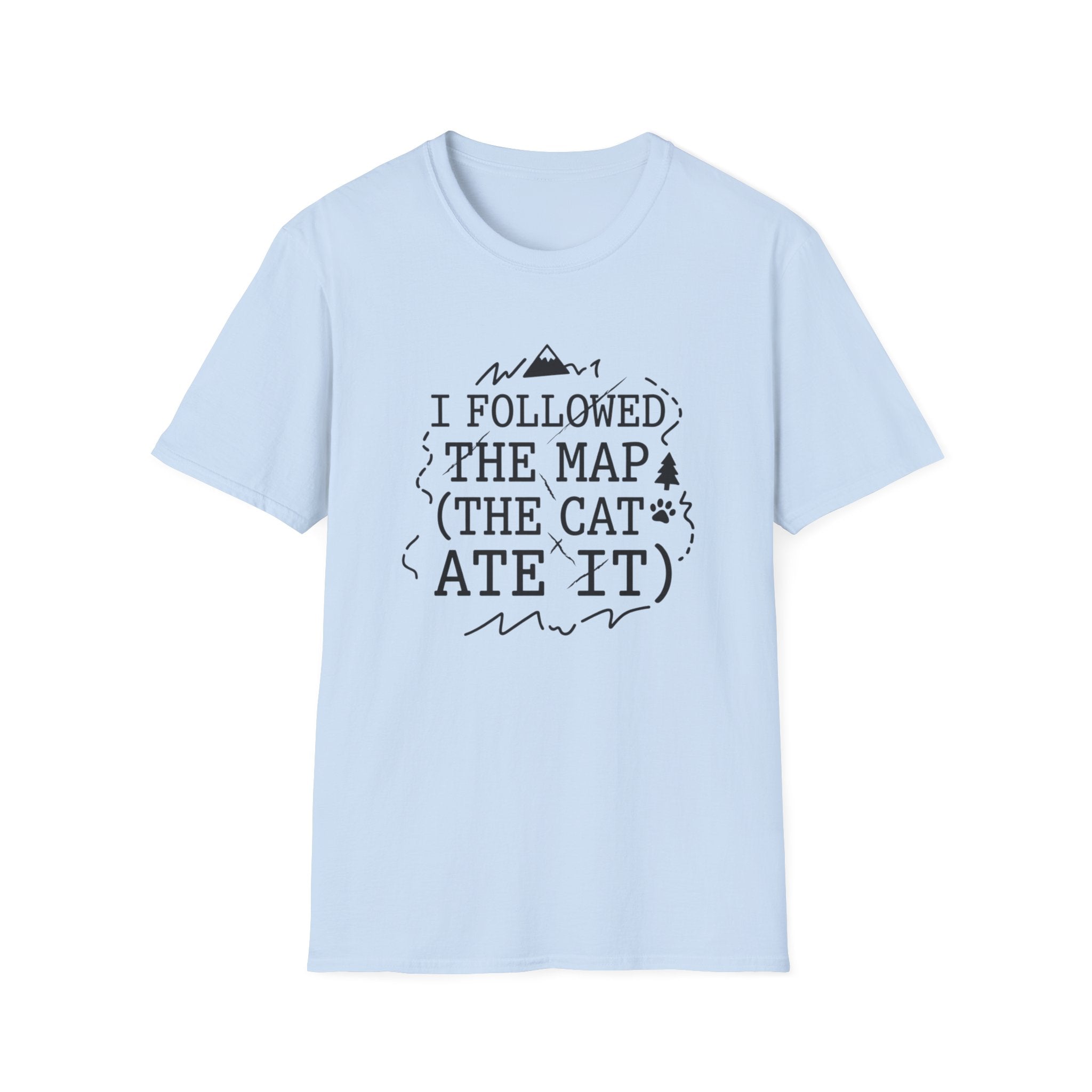 The Cat Ate The Map T-Shirt