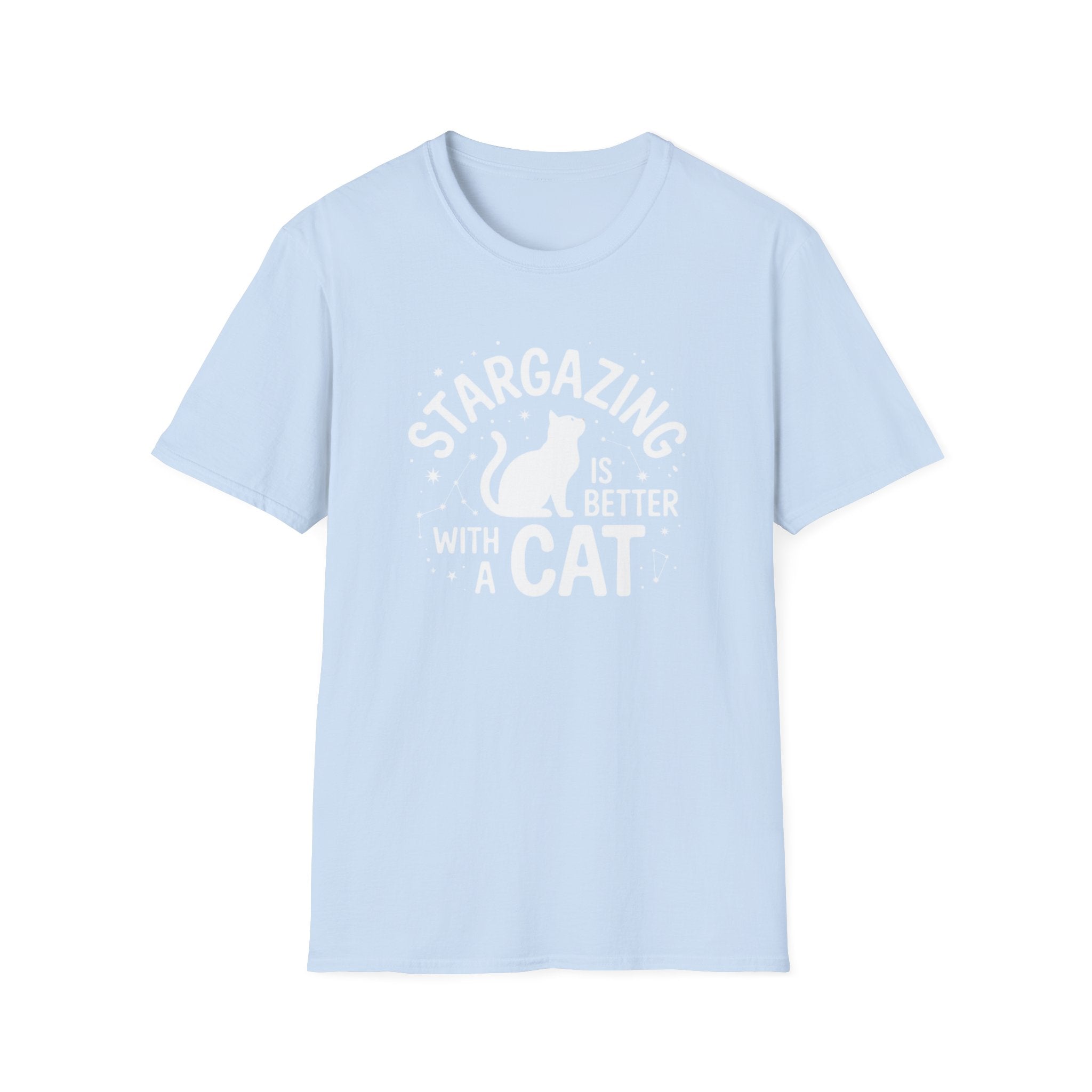 Stargazing Is Better With A Cat T-Shirt