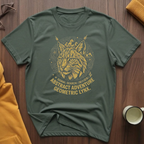 Geometric Lynx Gold T-Shirt