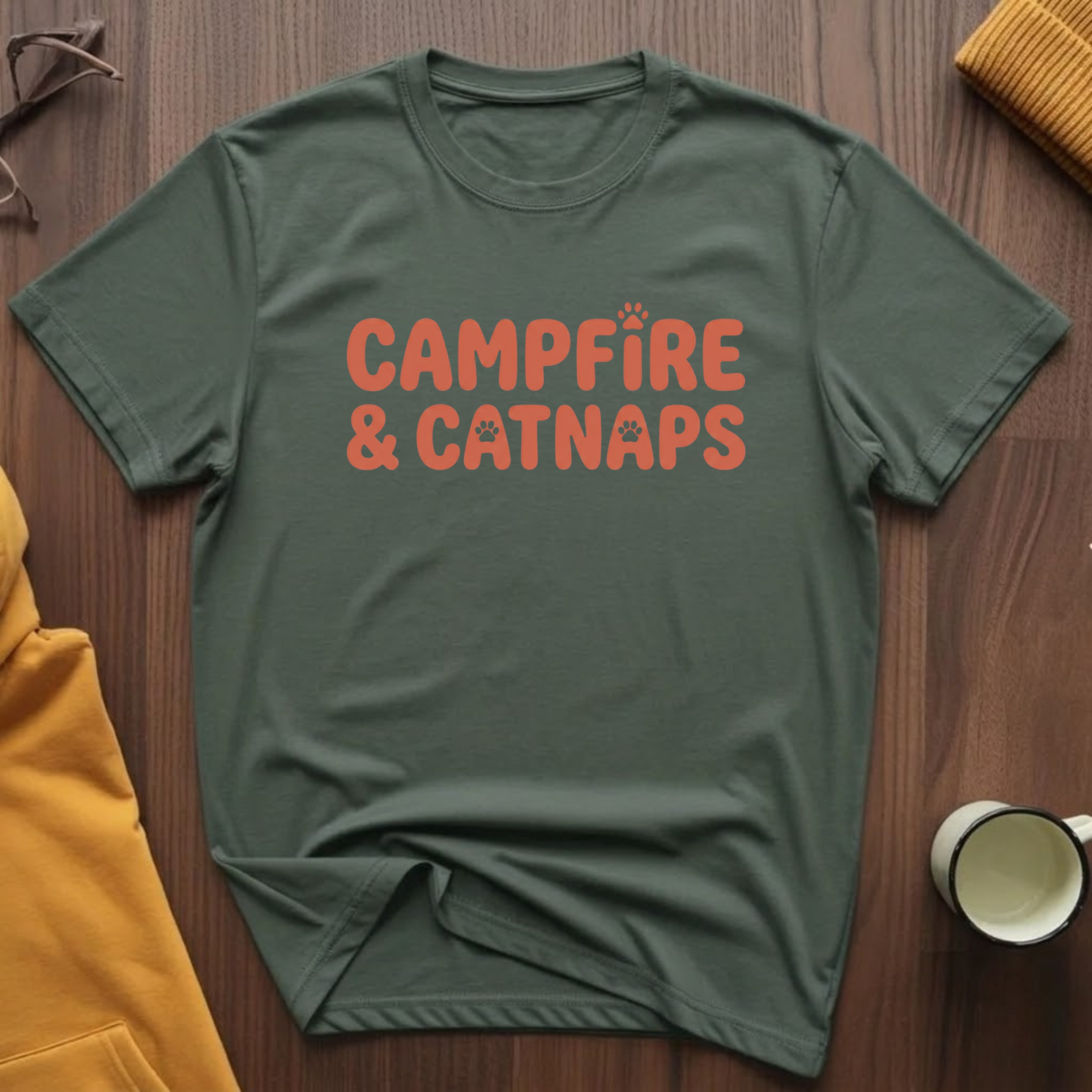 Campfire & Catnaps T-Shirt