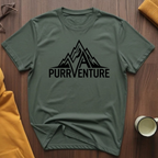 Purrventure Mountain T-Shirt