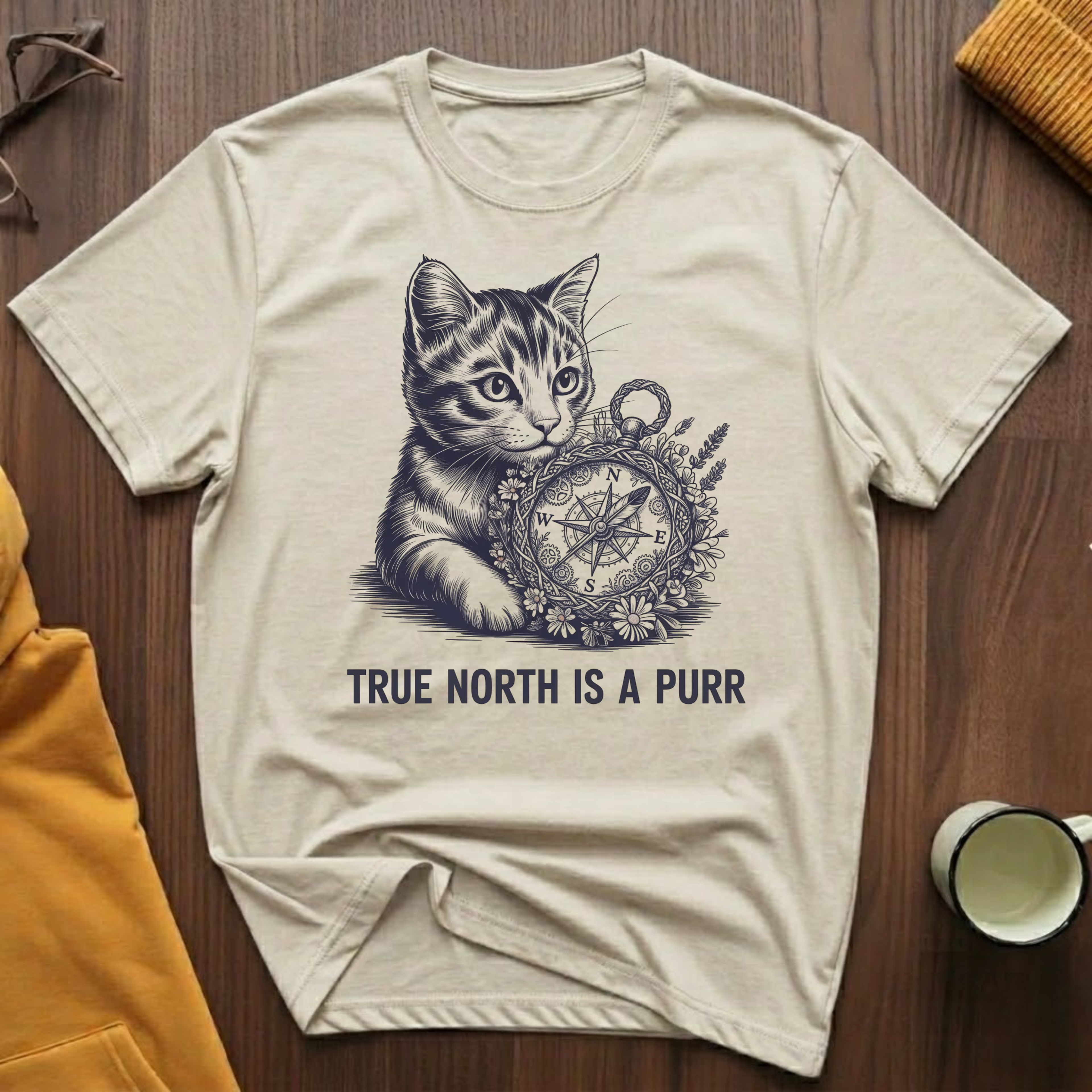 TRUE NORTH IS A PURR T-Shirt