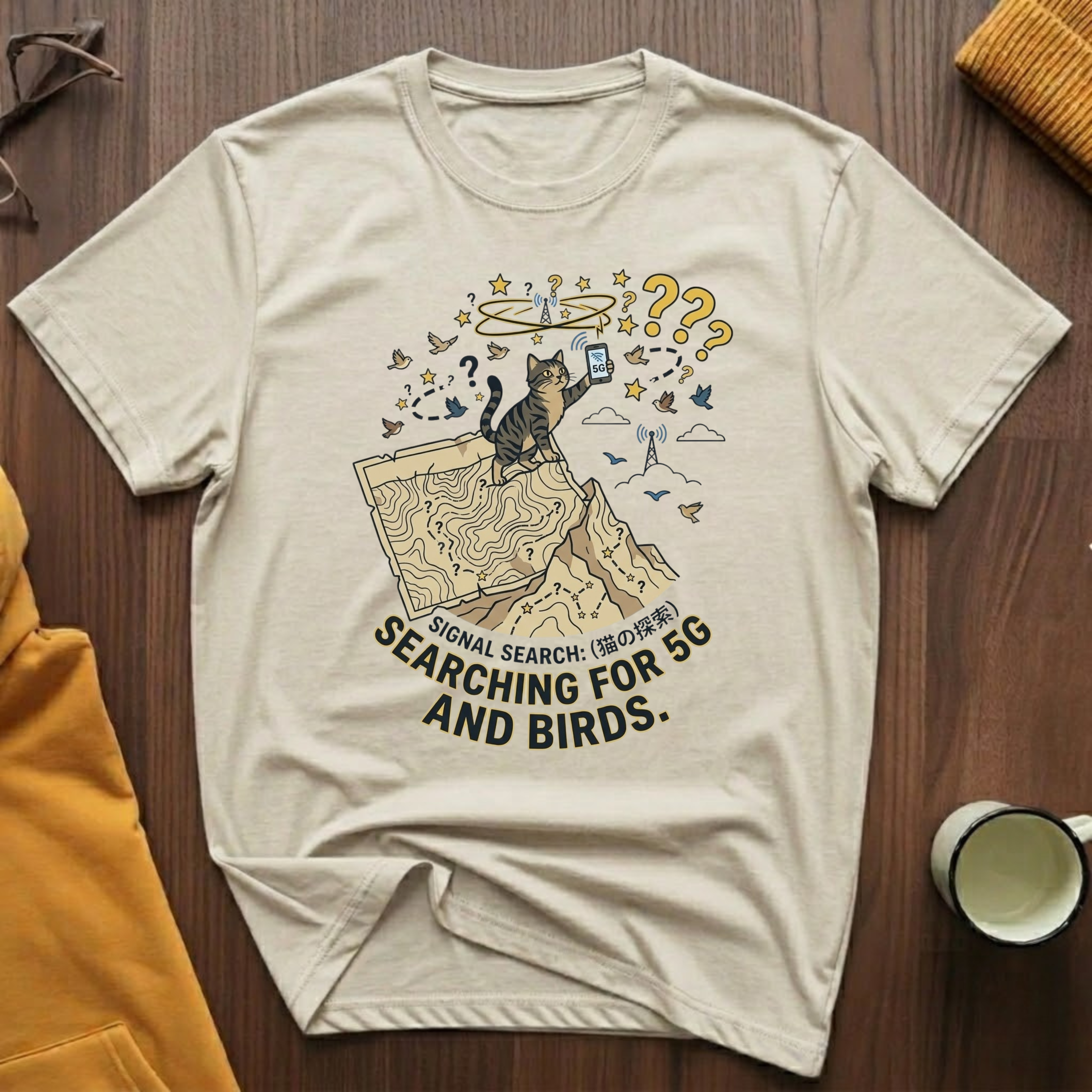 5G And Birds T-Shirt