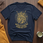 Geometric Lynx Gold T-Shirt