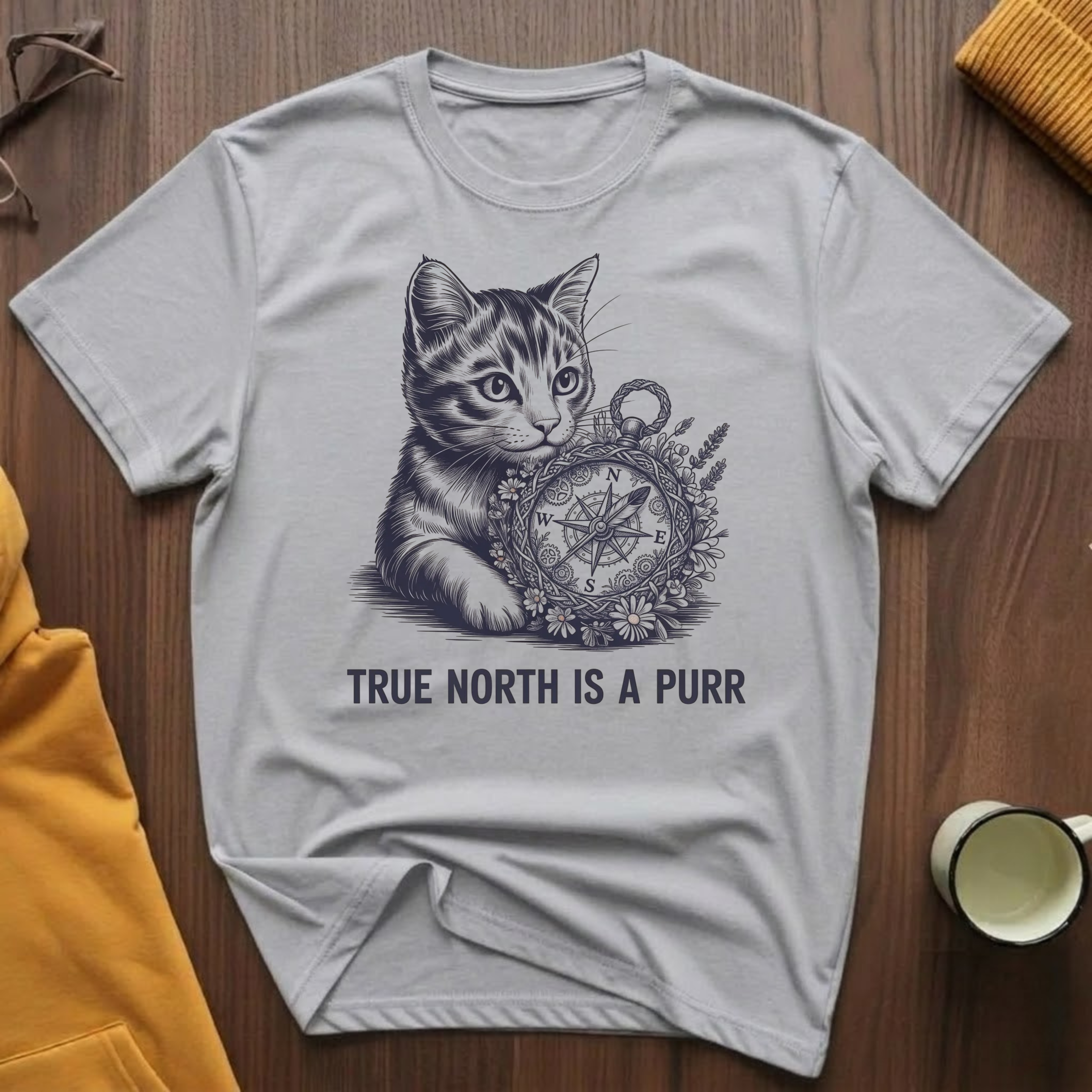 TRUE NORTH IS A PURR T-Shirt