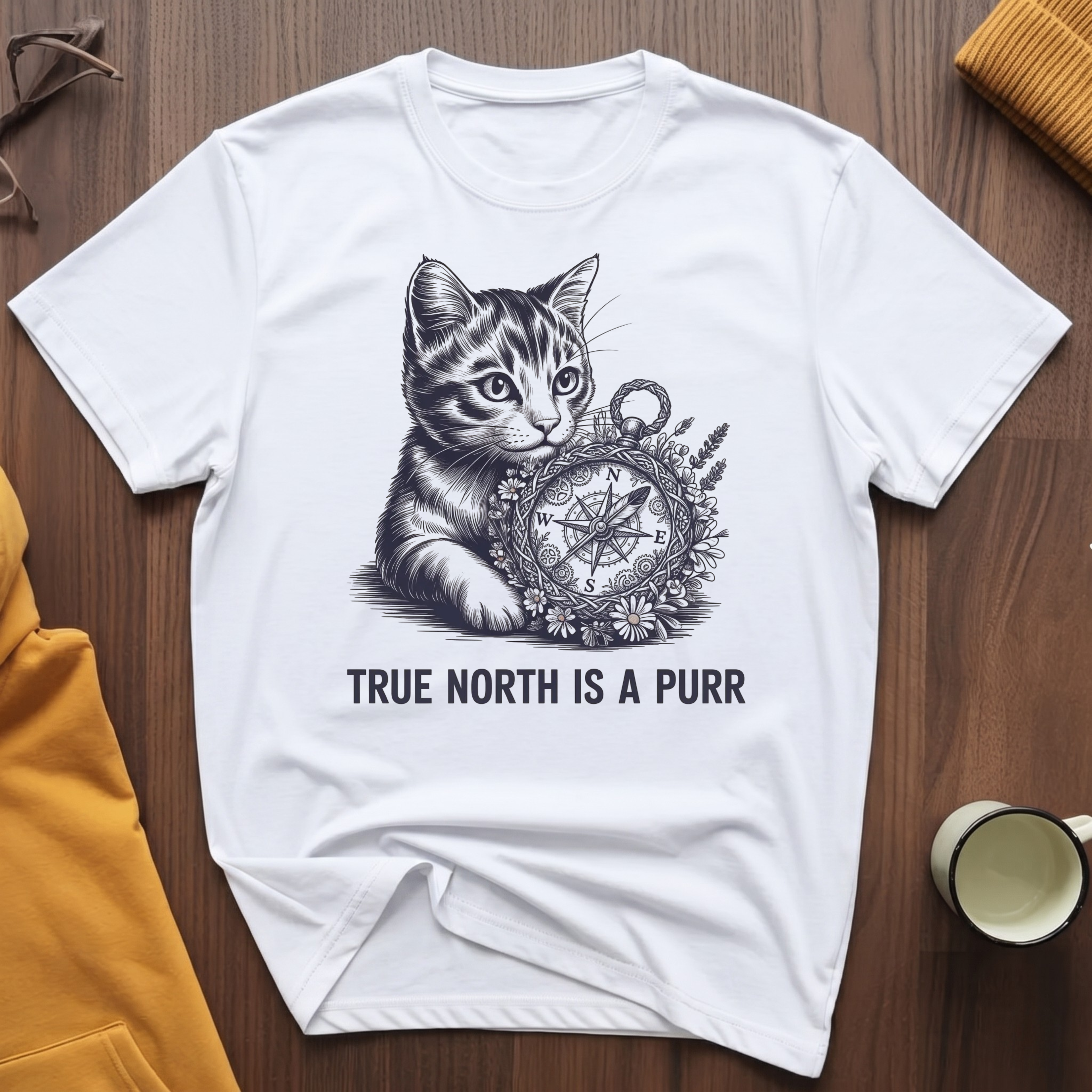 TRUE NORTH IS A PURR T-Shirt