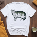 Technical Topography Cat T-Shirt